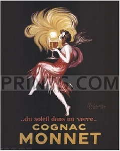 Leonetto Cappiello Cognac Monnet Open Edition 16x20 - Bild 1 von 1