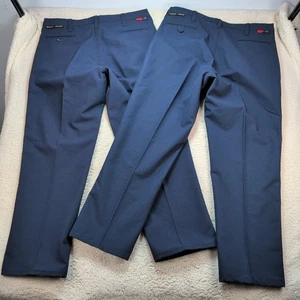 Pantalones de trabajo resistentes al fuego Workrite FR 2112 38x32 hechos con Kevlar lote de 2 azules - Imagen 1 de 24