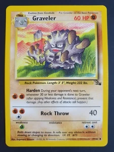 Graveler 37/62 - Fossil Set - Pokemon Card - Excellent Condition - Picture 1 of 2