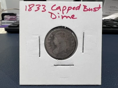 1833 Capped Bust Dime - Image 1 of 2