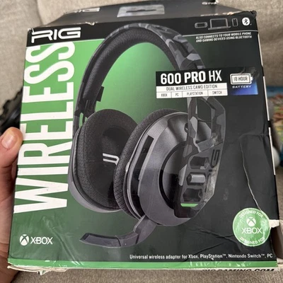 Rig 600 Pro HX Headset Camo Edition per Xbox con scatola originale - senza USB - LEGGI - Immagine 1 di 4