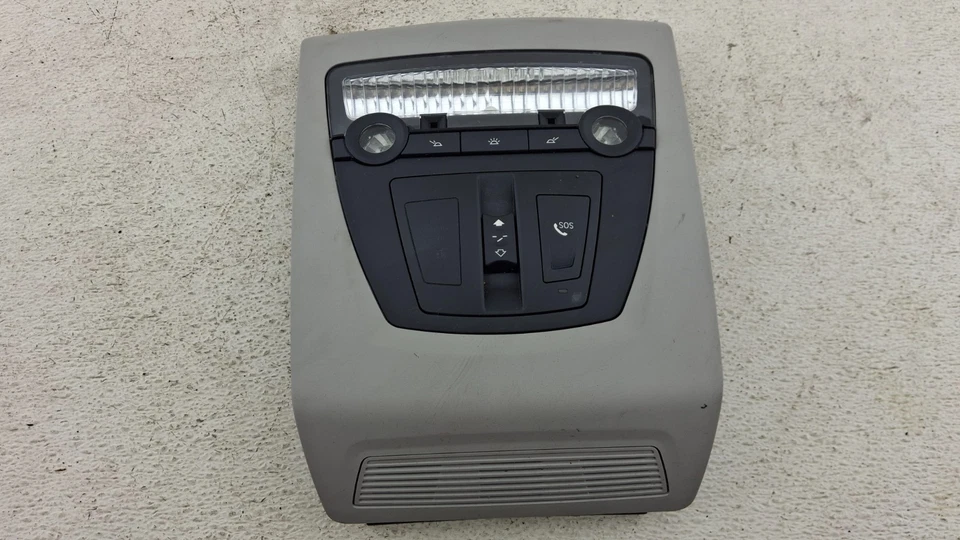 Conjunto de lámpara de lectura de luz domo interior superior BMW 528i 535i 550i 11-16 OEM Foto 1 de 4