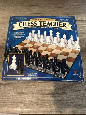 NEW Collector's Chess Teacher Learning Board Game 2 players age 6+ educational - Image 1 of 2