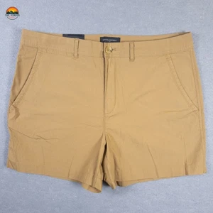 NWT Banana Republic Chino Shorts Brown 5" Flat Front Pockets Women's Size 14 - Picture 1 of 10
