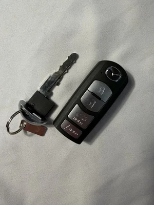 OEM 2016-19 MAZDA CX-9 CX-5 Proxy smart keyless entry remote key fob WAZSKE13D01 - Image 1 of 4