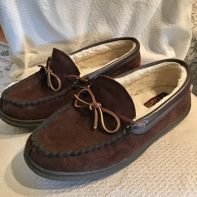 Zapatillas HideAways LB Evans Morgan Mocasines Para Hombre Talla 12 M Marrón Chocolate Foto 1 de 4