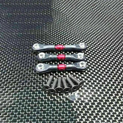 For RC Car Double Star Tamiya TT02/TT02T Al Alloy Steering Tie Rod Set Parts - Image 1 of 4