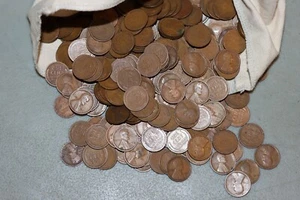 Bolsa de 2500 centavos de trigo Lincoln 1910-1919 - Imagen 1 de 1