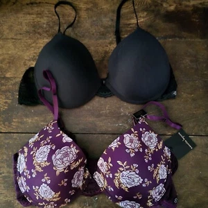 Nanette Lepore 2pk bra set 38C push up - Picture 1 of 4