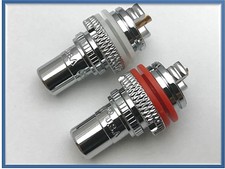 CONNETTORE RCA DA PANNELLO RHODIUM PLATED AUCHARM AUDIO HI-END