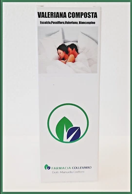 GOCCE PASSIFLORA ESCOLZIA VALERIANA  SONNO ANSIA INSONNIA NERVOSISMO - Immagine 1 di 3
