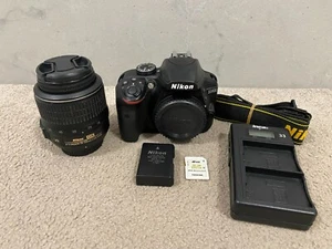 Nikon D3400 24MP - DSLR Camera + AF-S NIKKOR 18-55mm f/3.5-5.6G DX VR Lens - Picture 1 of 14