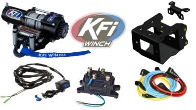 2500 LB KFI Winch & Mount Kit Polaris Sportsman 850 Touring 2010-2022 - Image 1 of 4
