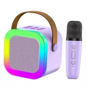 Kids Karaoke Microphone Machine Toy, 4-12 Years Old Girls Christmas Purple - Picture 1 of 7