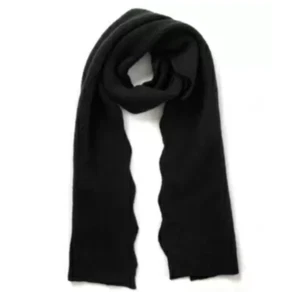 Calvin Klein Women Solid Satin-Feel Pashmina Scarf Black One Size 3258 - Picture 1 of 1