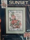 Sunset Dimensions Stamped Cross Stitch Kit #13127  - SIMPLE GIFTS - New