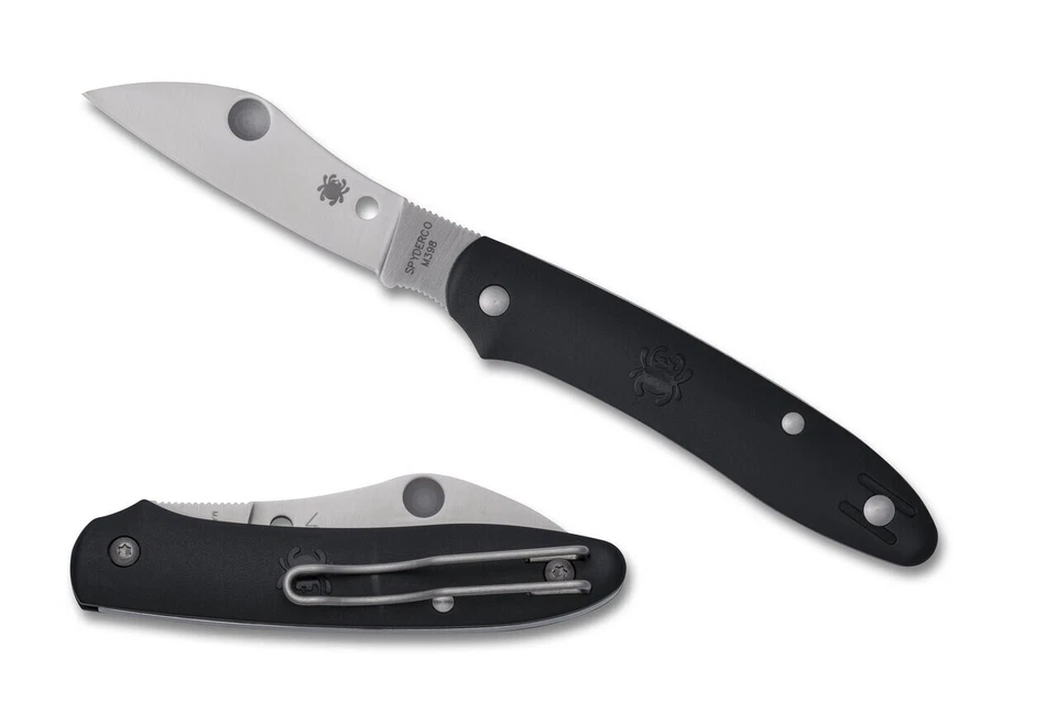 Spyderco XL Large Roadie Black Lightweight M398 SPC267BKP