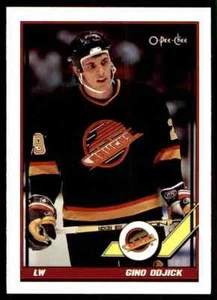 GINO ODJICK 1991/92 O-PEE-CHEE OPC CARD #203 NMT VANCOUVER CANUCKS - Picture 1 of 1