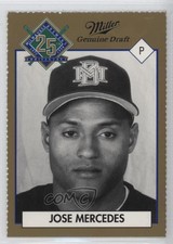 1994 Miller Brewing Milwaukee Brewers 25 Year Commemorative Jose Mercedes