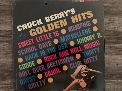 Chuck Berry’s.  Golden Hits.   Sealed. 2 inch slit in seal.  Stereo. - Image 1 of 2