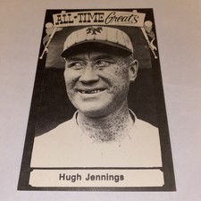Hugh Jennings New York Giants 1975 All Time Greats TCMA Postcard