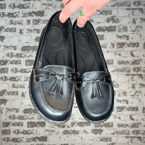 CLARKS Clark Mocassini donna in pelle nera