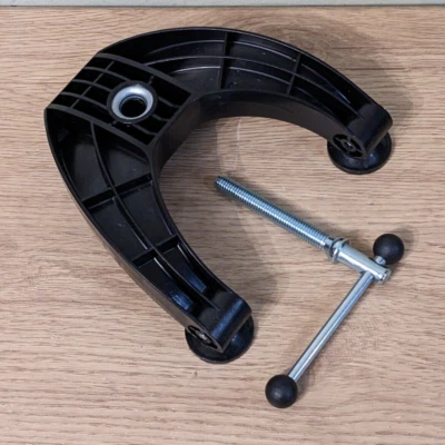 Thrustmaster wheel fixation kit clamp mount for TS-PC/XW T300 TX F430 servo base - Image 1 of 4