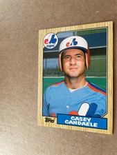 CASEY CANDAELE 1987 TOPPS TRADED #17T MONTREAL EXPOS MINT ROOKIE CARD