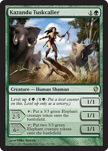 Kazandu Tuskcaller ~ Near Mint Commander 2013 MTG Magic UltimateMTG Green Card - Image 1 of 1