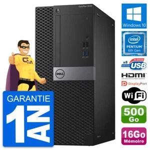 PC tour DELL OptiPlex 3040 G4400 RAM 16Go Festplatte 500Go HDMI Windows 10 Wifi - Bild 1 von 7
