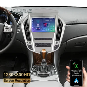 2+32G Android 14 CarPlay Stereo Radio GPS Navi FM RDS For Cadillac SRX 2010-2012 - Imagen 1 de 11
