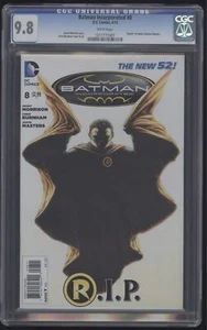BATMAN INCORPORATED #8 CGC 9.8 DEATH OF ROBIN DAMIEN WAYNE NEW 52 DF - Picture 1 of 3