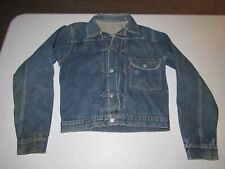 Vintage Levi's 506XX Type 1 Men's Big E Blue Denim Jean Button Up Jacket Size S