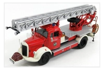MINICHAMPS 439350081 Mercedes Benz - L3500 DL17 Truck Scale Feuerwehr Bensheim 1 - Image 1 of 2