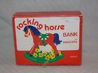Vintage Rocking Horse BANK BY ANACAPA, Ceramic, New Old Stock in original box