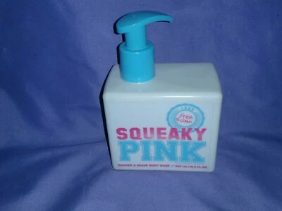 NEW VICTORIA'S SECRET SQUEAKY PINK FRESH & CLEAN SHAVE BODY WASH 16.9 FL OZ RARE - Image 1 of 2