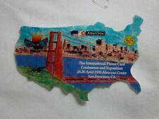 1995 Phone Card Conference San Francisco, map of U. S., free shipping