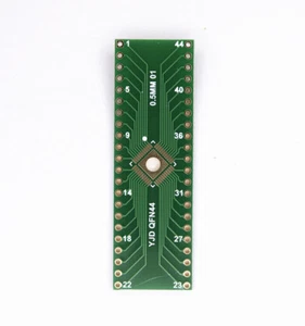 10pcs QFN44 to DIP44 pin Adapter IC socket test experiment board 7*7 PCB 0.5mm - Picture 1 of 4