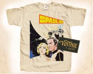 Space 1999 V2 T SHIRT Tee Movie Poster Vintage Natural all sizes S - 5XL - Picture 1 of 2