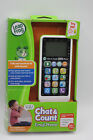 Leapfrog Chat And Count Emoji Phone.  Color White & Green. New