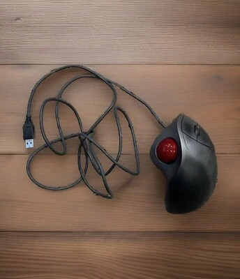 Logitech TrackMan Wheel Trackball Wired USB Mouse - Model T-BB18 - Image 1 of 3