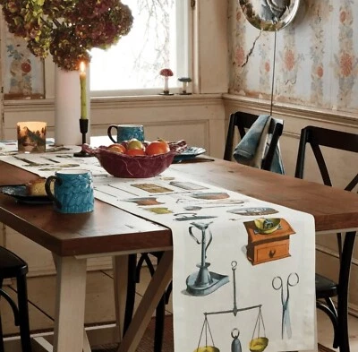John Derian For Target Farmhouse Objects Table Runner 14 in x 90 in Fall Decor - Image 1 of 4