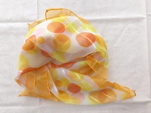 Gift 20” Silk Feeling Chiffon Square Scarf Wrap Polka Dots  ～ Fast Delivery - Picture 1 of 24