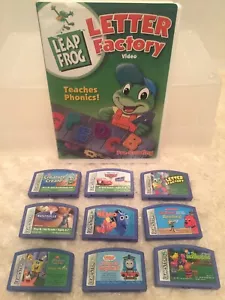 Leap Frog Leapster Games + Bonus DVD All Tested All Work Reading Letters EUC - Picture 1 of 12