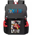Pirate King Co branded Anime Book Bag USB Charging Travel Bag Backpack