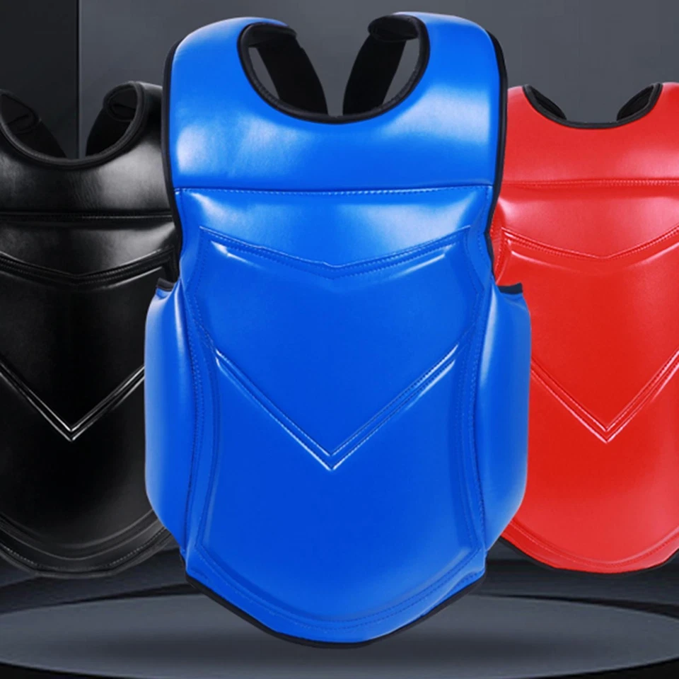 Karate Chest Protector Armour Soft Lightweight Protection Pad for Kids Adults - Image 1 of 1