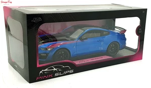Ford Mustang Shelby GT500 2020 Jada 35723 1/18 Pink Slips. Azul metálico - Imagen 1 de 5