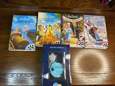 Moonlite Storytime Mini Projector Set + 4 Frozen Picture Discs Bundle NEW in Box - Image 1 of 4