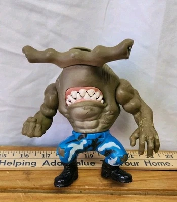 Pantalones de Colección 1994 Street Wise Sharks Jab Hammerhead Azul Camuflados Foto 1 de 4