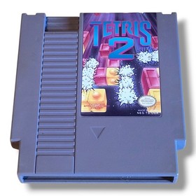 1993 Nintendo NES Tetris 2 Cartridge Only Tested & Works